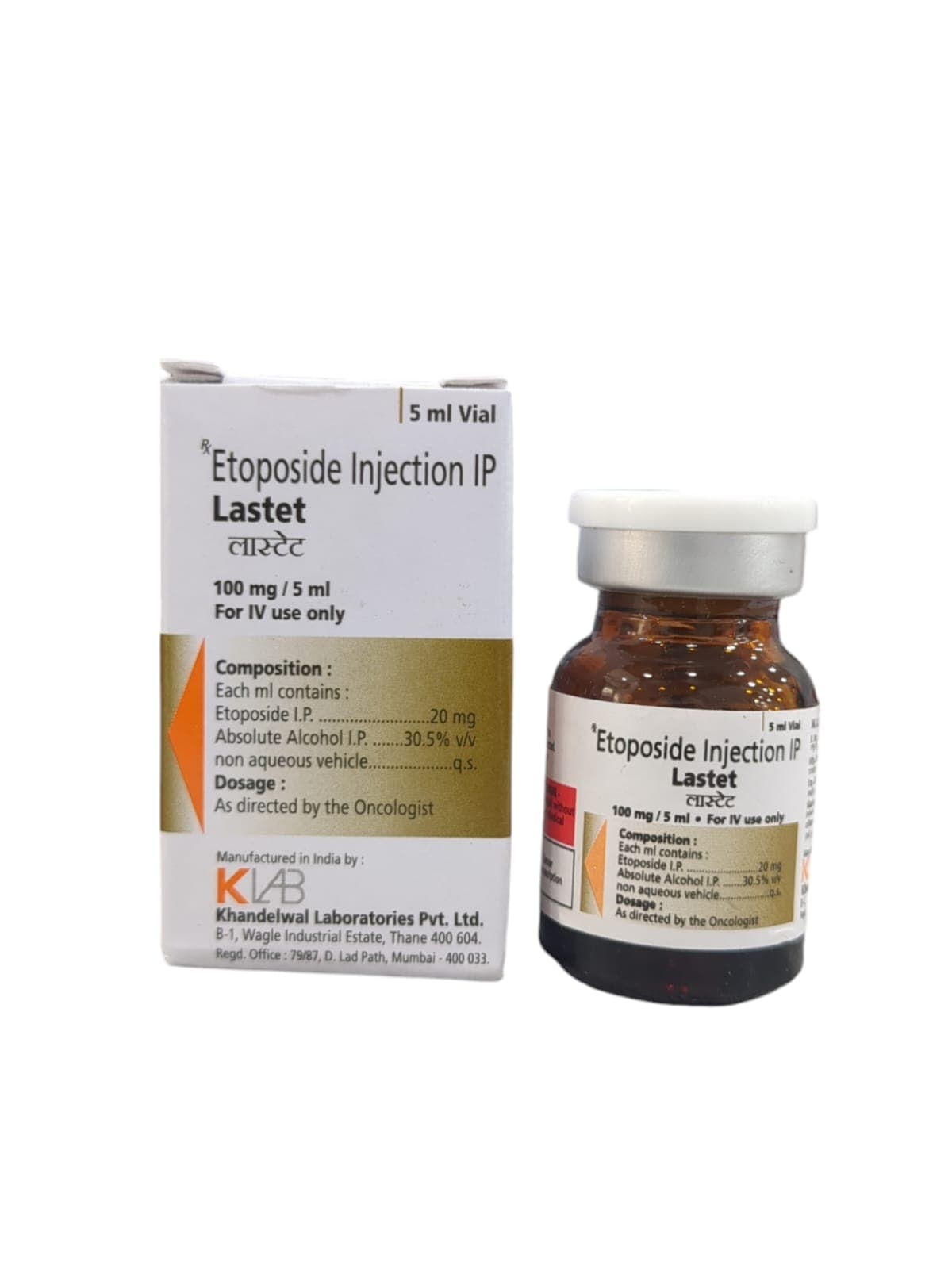 Lastet 100mg Injection