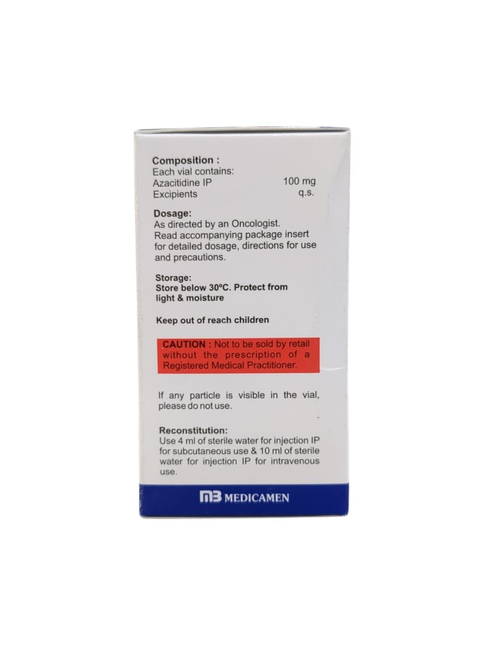 Azacamen 100mg Injection