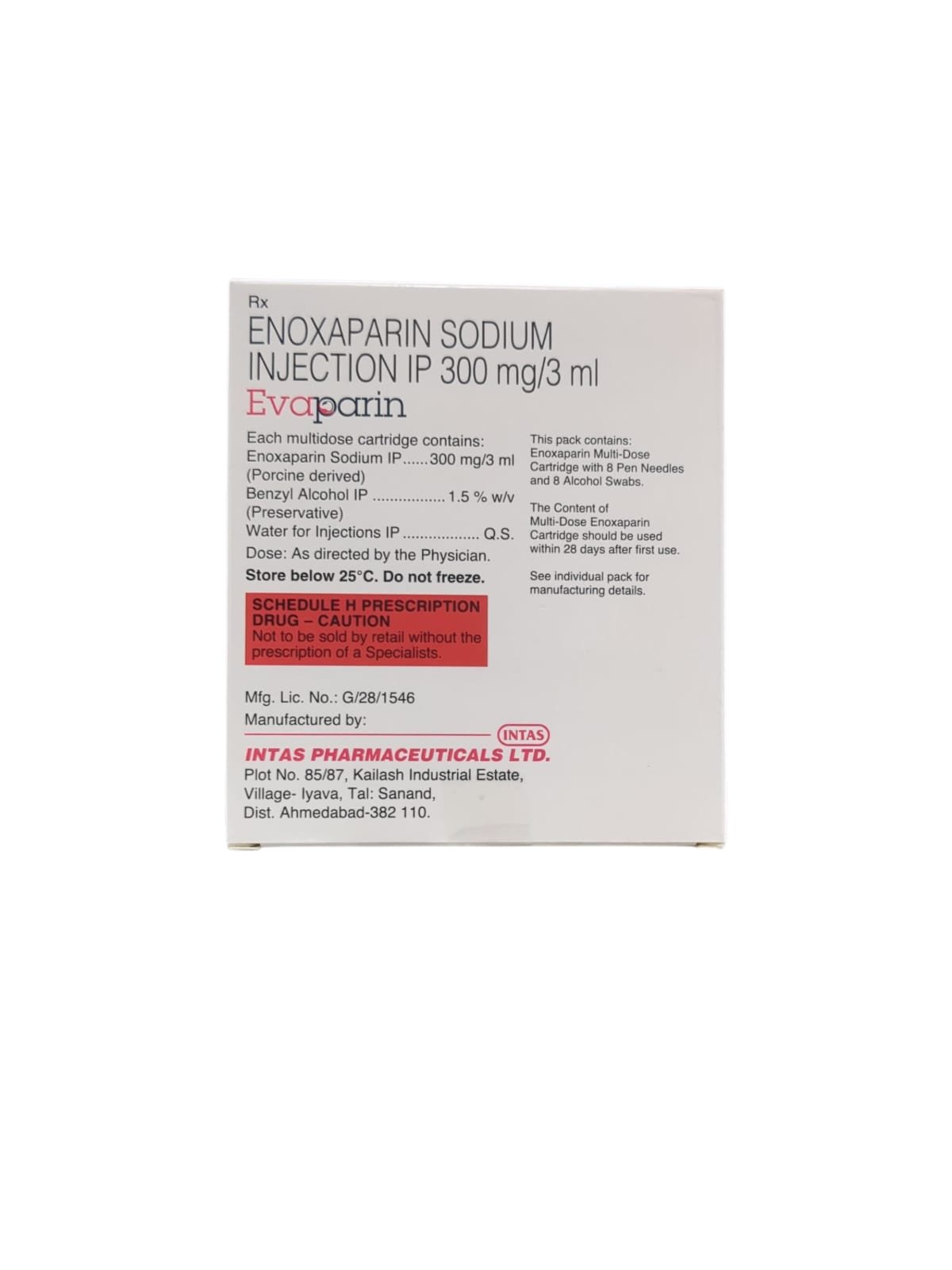 Evaparin 300mg Injection