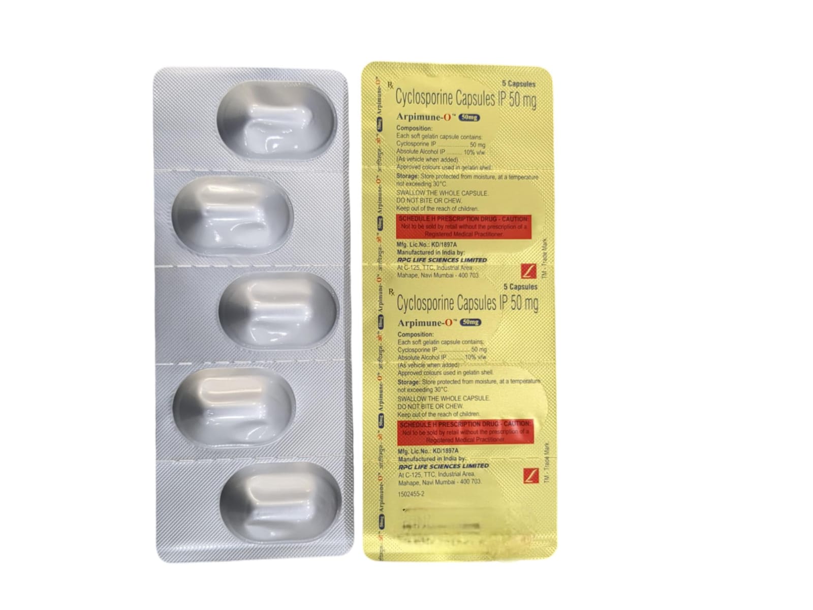 Arpimune O 50mg Capsule