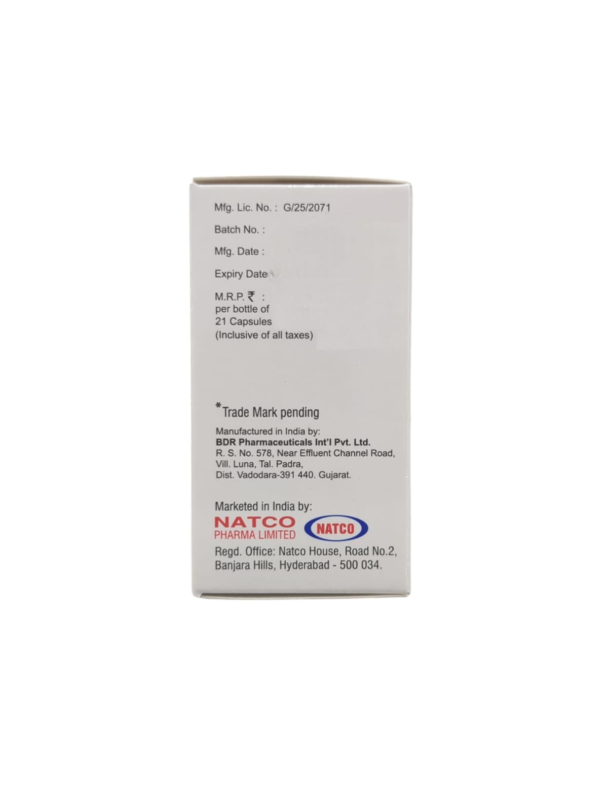 Palnat 125mg Capsule
