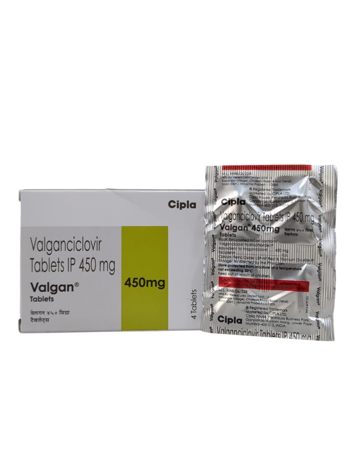 Valgan 450mg Tablet