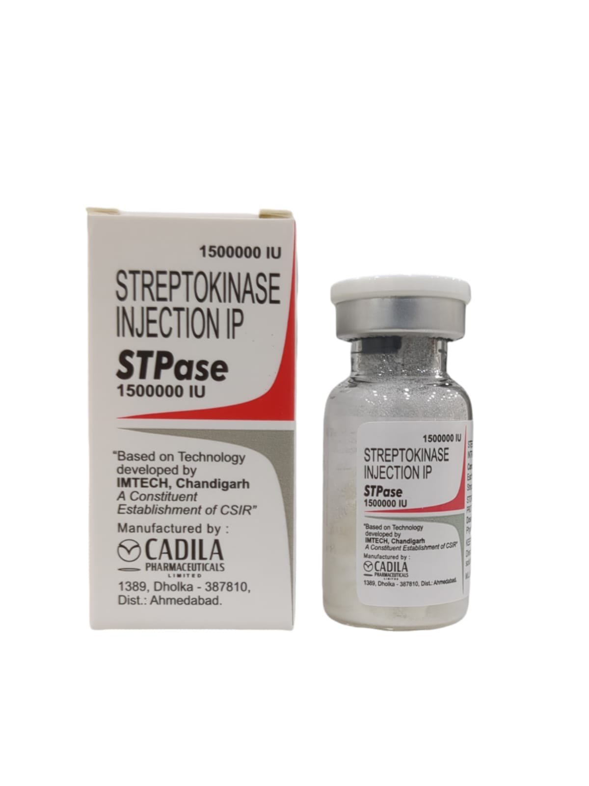 Stpase 15,00,000IU Injection