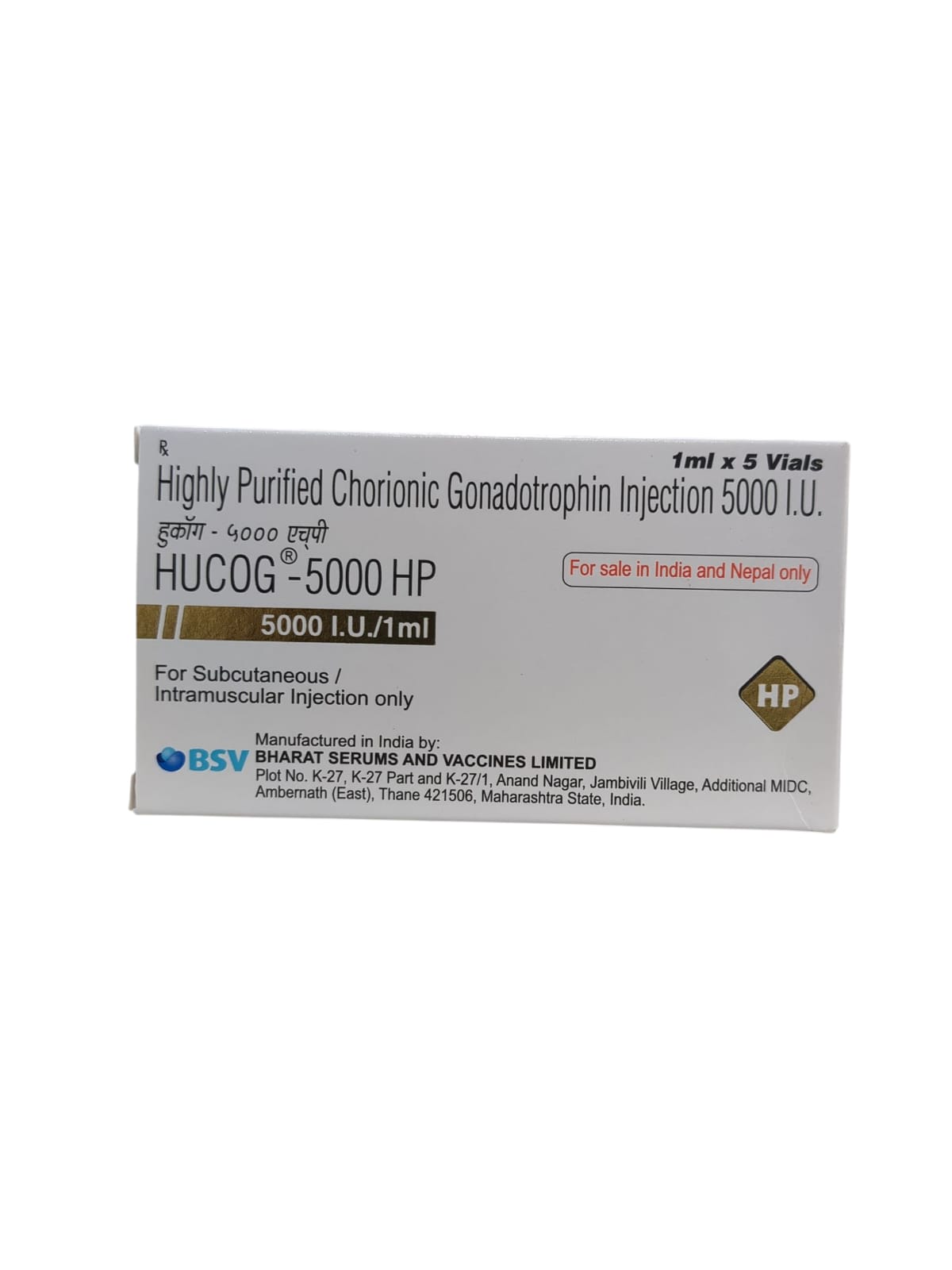 Hucog 5000 HP Injection