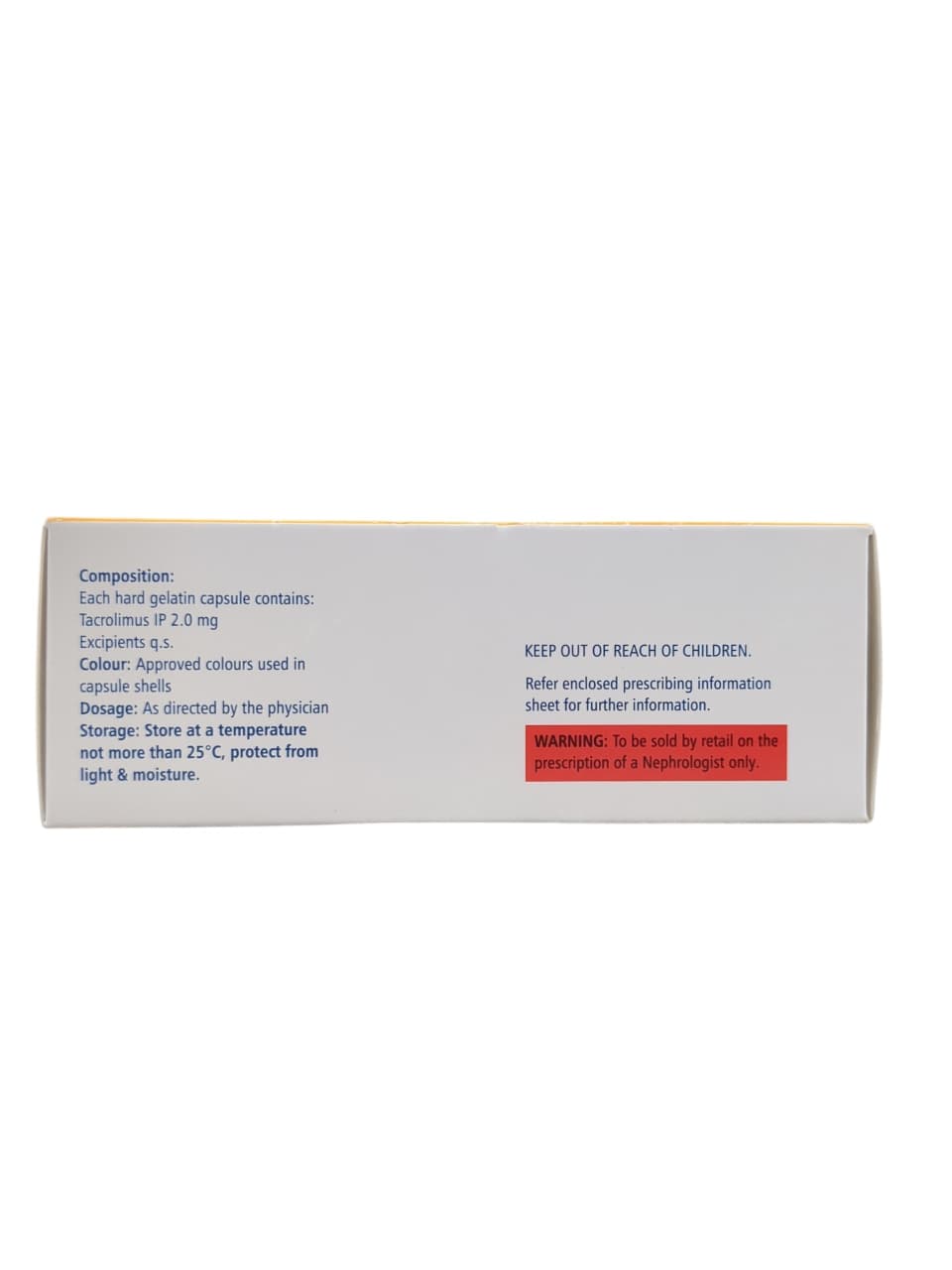 Tacrograf 2 mg Capsule