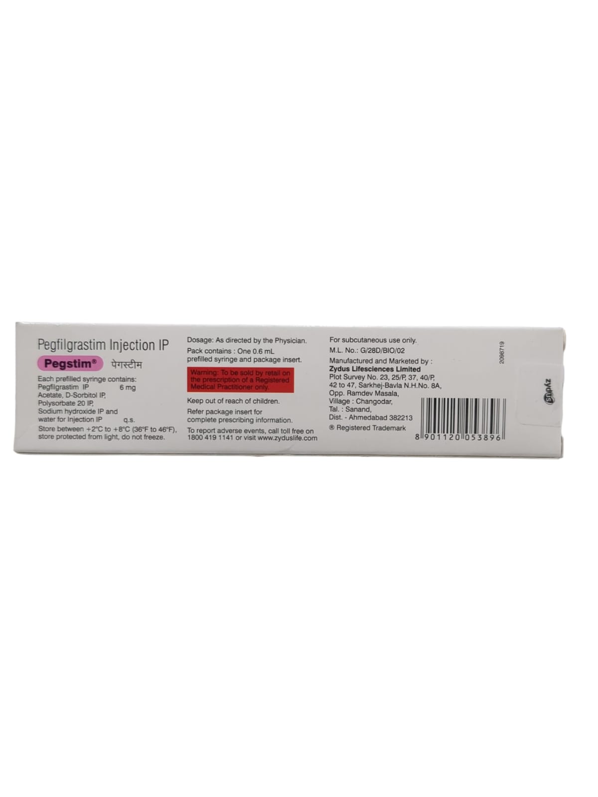 Pegstim 6mg Injection