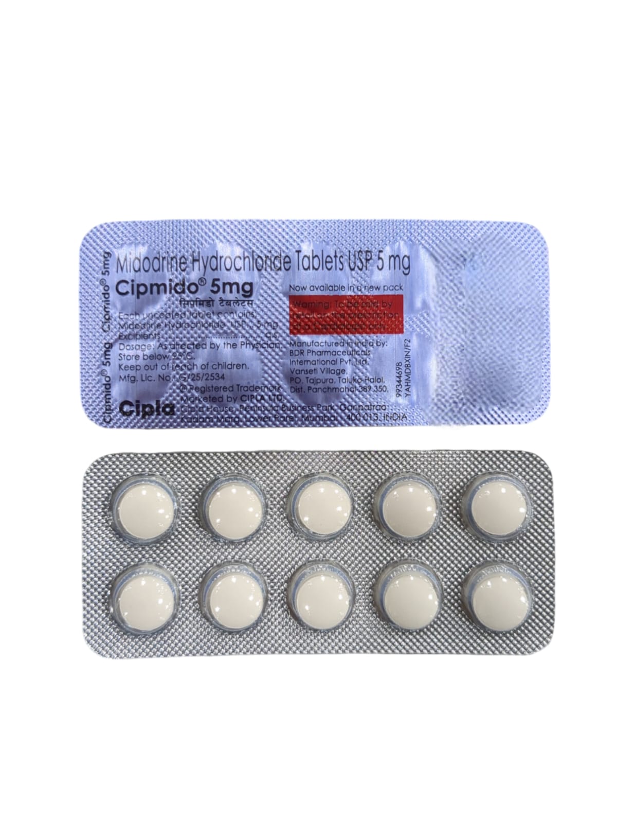 Cipmido 5mg Tablet