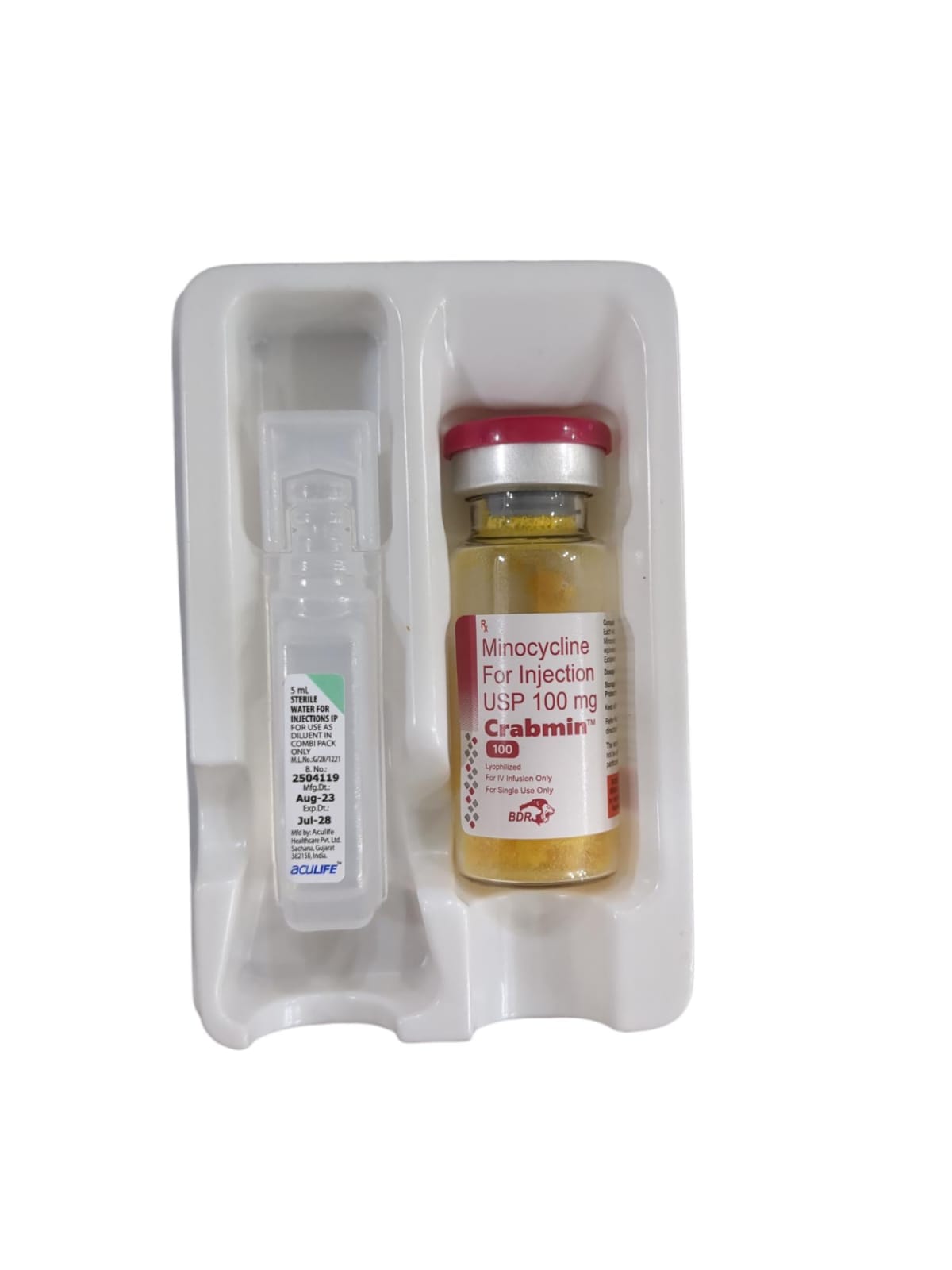 Crabmin 100mg Injection