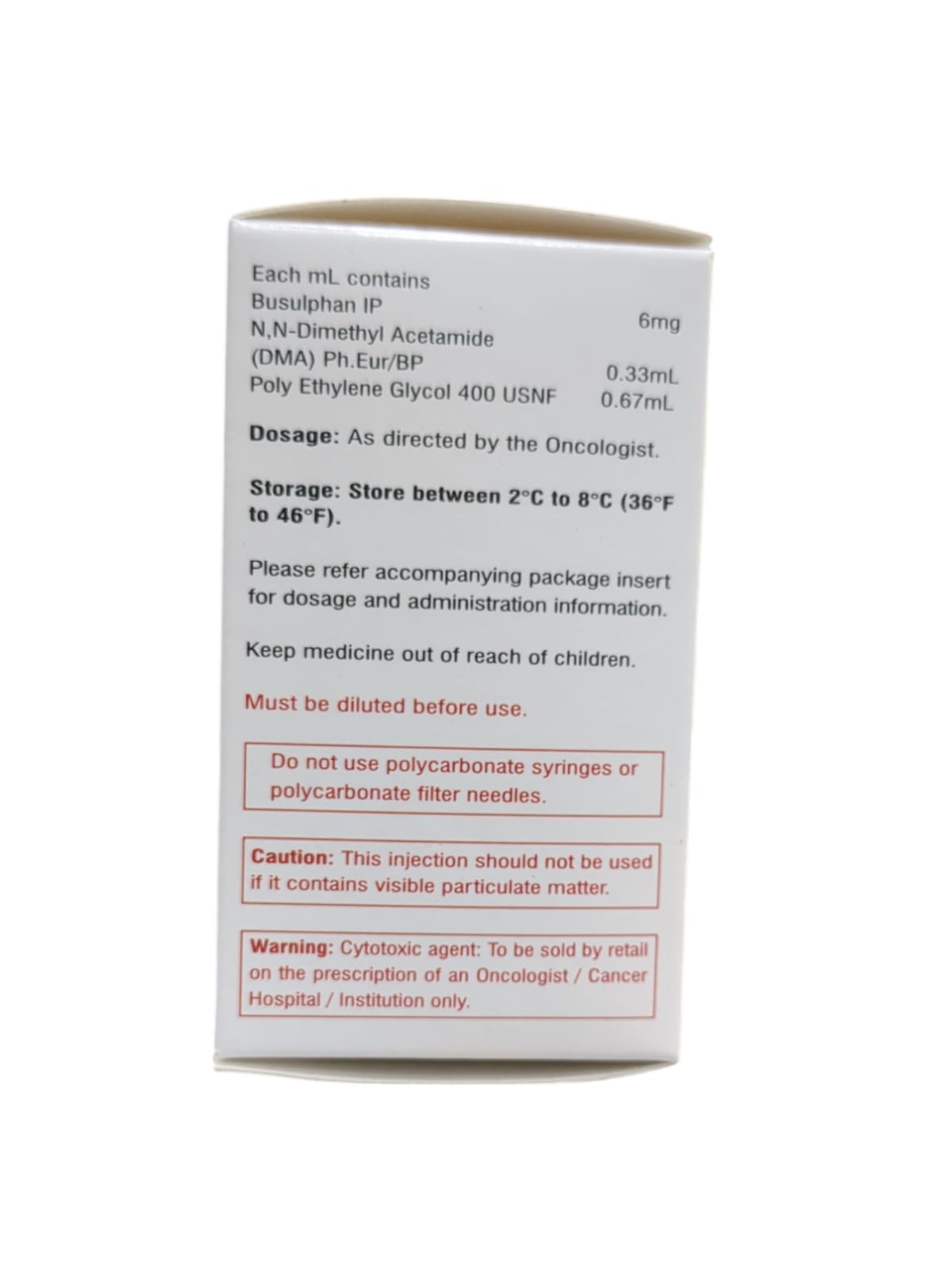 Bucelon 60mg Injection