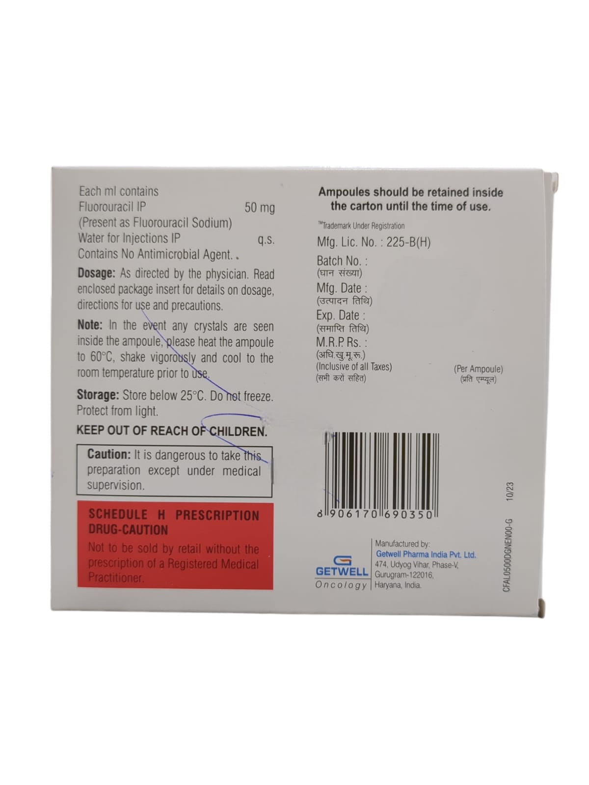 Raciwel 500mg Injection