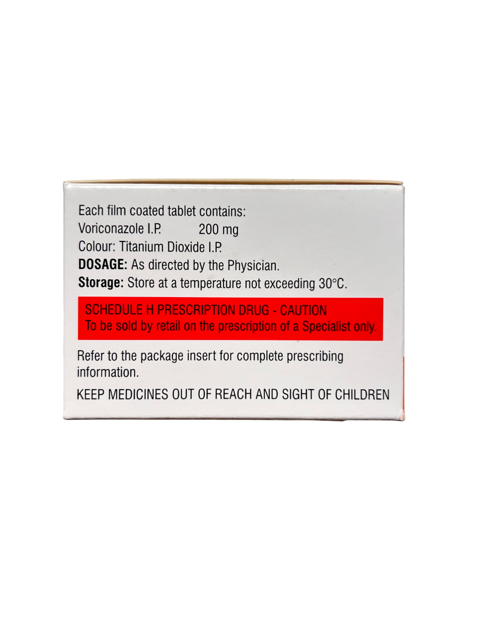 Vorizol 200mg Tablet