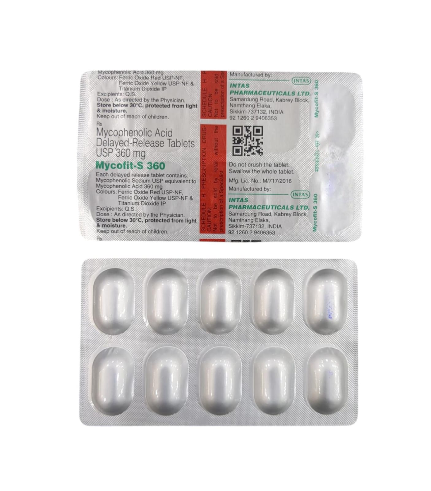 Mycofit-S 360mg Tablet