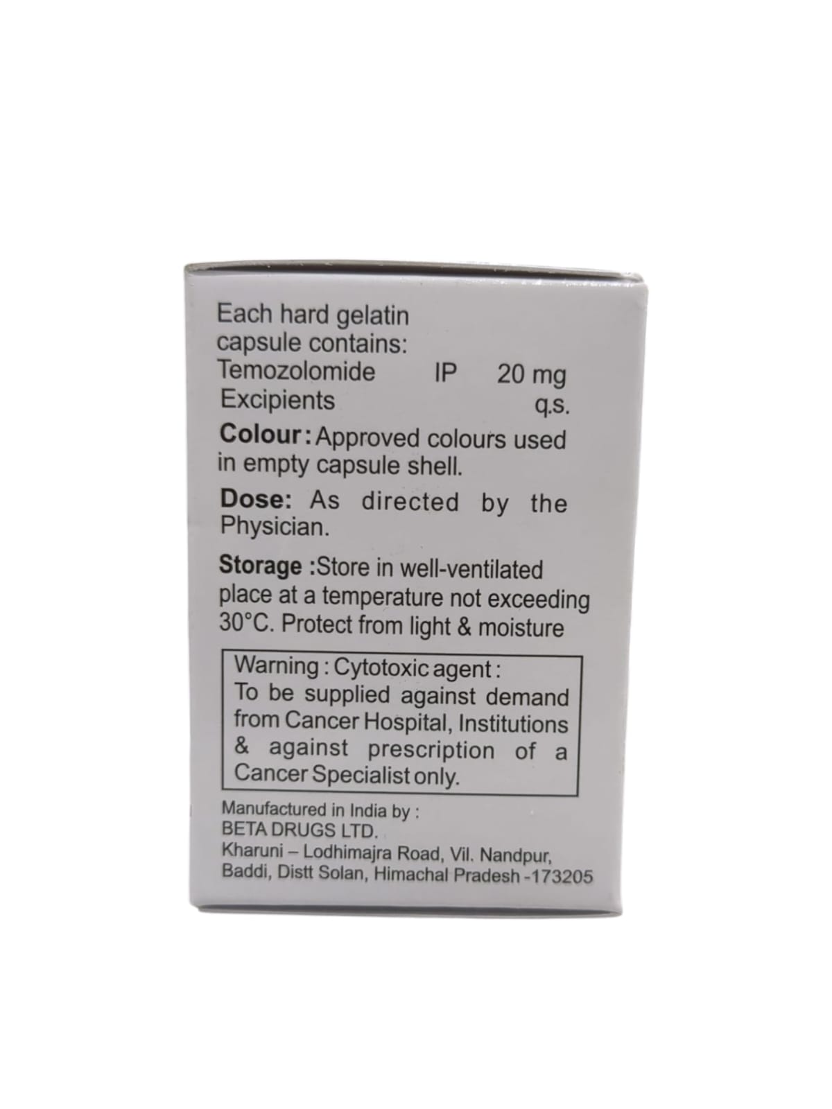 Temcad 20mg Capsule